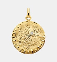 Médaille Or Jaune & Diamant Pluie d'Etoiles - Bélière Classique Arthus Bertrand
