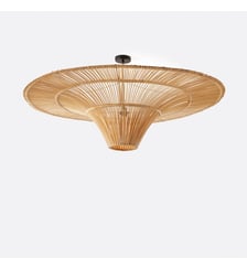 Suspension/plafonnier en rotin Ø120 cm La Redoute Interieurs
