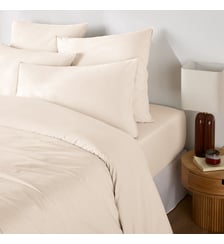 Housse de couette unie en coton lavé La Redoute Interieurs