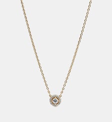 Collier à Pendentif Halo Pavé Rond Pandora