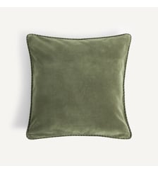 Housse de coussin velours de coton lavé AM.PM