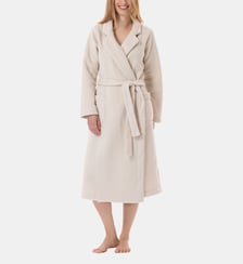 Peignoir croisé en polaire ESSENTIEL H65A Lingerie Le Chat