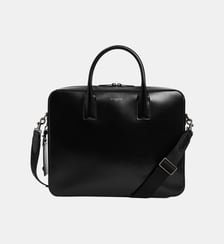 Porte documents 14" Emile en cuir lisse business effet box Le Tanneur
