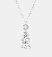 Collier sautoir  pendentif sculptural  - Gloria Satellite