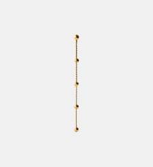 Boucle d’oreille pendentif simple en argent 925 doré 18K Aristocrazy