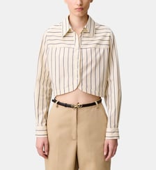 Chemise rayée popeline Claudie Pierlot