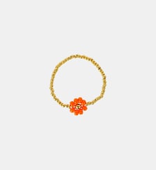 Bague  Prairie avec fleurs à perles Miyuki Les Cléias