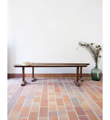 Paire de bancs brutalistes Antoine N°480- Produit chiné Debongout