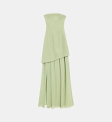 Robe longue asymétrique  uni ROSEMONDE La Petite Etoile