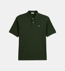 Polo droit en coton piqué Serge Blanco