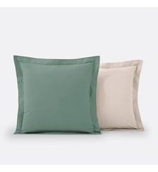Taie d'oreiller en coton bicolore La Redoute Interieurs