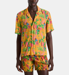 Chemise bowling en viscose habutai Tropicalia Vilebrequin