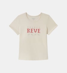 T-shirt brodé - Coton Biologique Cyrillus