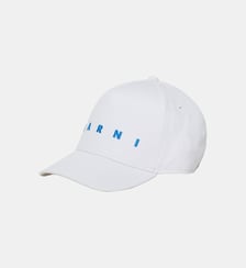 Casquette de baseball en gabardine avec logo Marni
