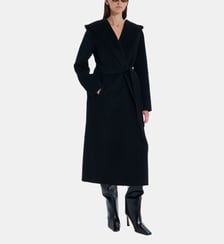 Manteau Mystere noir Zapa