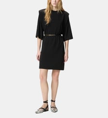 Robe courte avec épaules structurées et chaîne Pinko