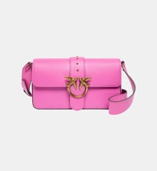 Sac moyen à épaule love bag en cuir Pinko