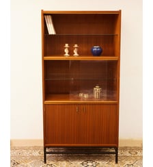Vitrine vintage en bois Victoria N°1335- Produit chiné Debongout