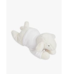 doudou Agneau en molleton de coton bleu Agnès b.