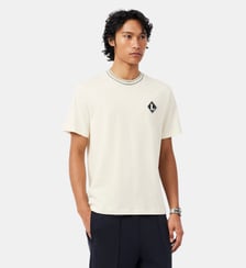 T-shirt fabriqué en France badge Lacoste
