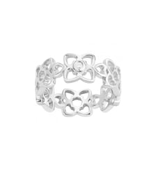 Bague Fiorella en Argent avec diamant blanc La Garçonne Diamant