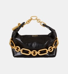 Sac Sync Mini en cuir de veau Balmain