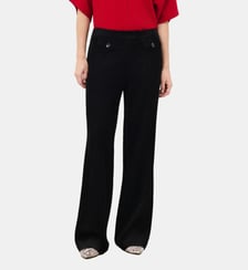 Pantalon parchibald - Motif uni - Viscose - Coupe droite Caroll