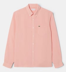 Chemise regular fit en lin Lacoste