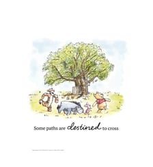 Poster Disney - Winnie the Pooh - Tree Gathering Print Poster & Frame