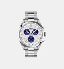 Montre PR100 Blanc, Bleu foncé T1504171101100 Tissot