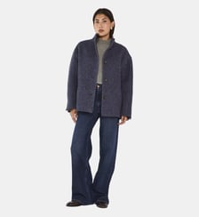 Manteau Manches Longues En Laine Mélangée Dustin Maison 123