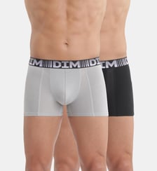 Lot de 2 boxers respirants coton et lycra 3D Flex Air Dim