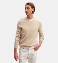 Pull col V Louis Bompard