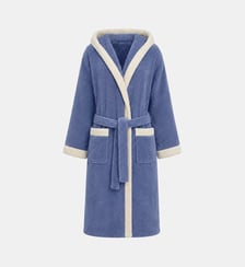 Peignoir a capuche pur coton Garnier Thiebaut