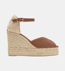 Sandales compensées en coton bio en jute tressé BIANCA Castaner