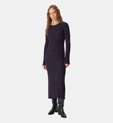 Robe longue tricot mouliné Ikks