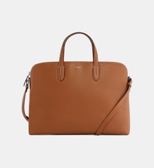 Sac porte documents 1 soufflet 15" Sophie en cuir grainé Le Tanneur