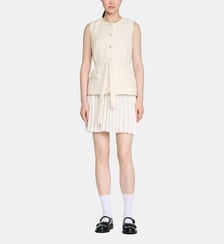Robe courte bimatière Sandro
