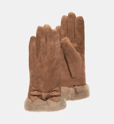 Gants tactiles, chauds, doublés imitation fourrure, taille unique Isotoner