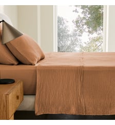 Drap plat en gaze de coton biologique AM.PM