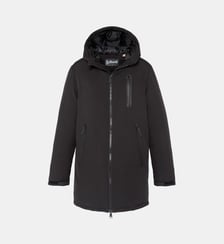 Parka technique longue à capuche Schott