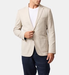 Veste blazer slim en coton et laine Chester Place Rodd & Gunn