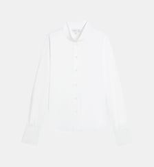chemise en coton col officier Agnès b.