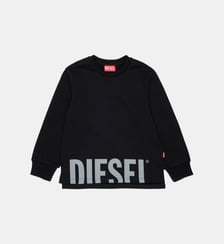 Sweat-shirt col rond avec logo Diesel Kids