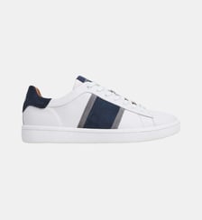 Sneakers Basiques Avec Détails En Daim Hackett London