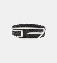 Ceinture 3 cm en cuir tressé Diesel