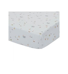 Drap housse berceau - Sailors Bay Blue 40x80 Little Dutch