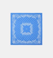 Carré en soie à imprimé bandana Maje