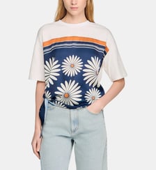 T-shirt foulard Sandro