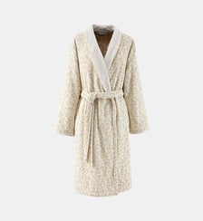 Peignoir de bain long en coton Yves Delorme